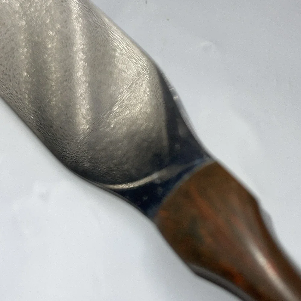 Cutco Vintage No. 1028 Cake Icing Spatula‎ Spreader Knife Classic Brown Handle